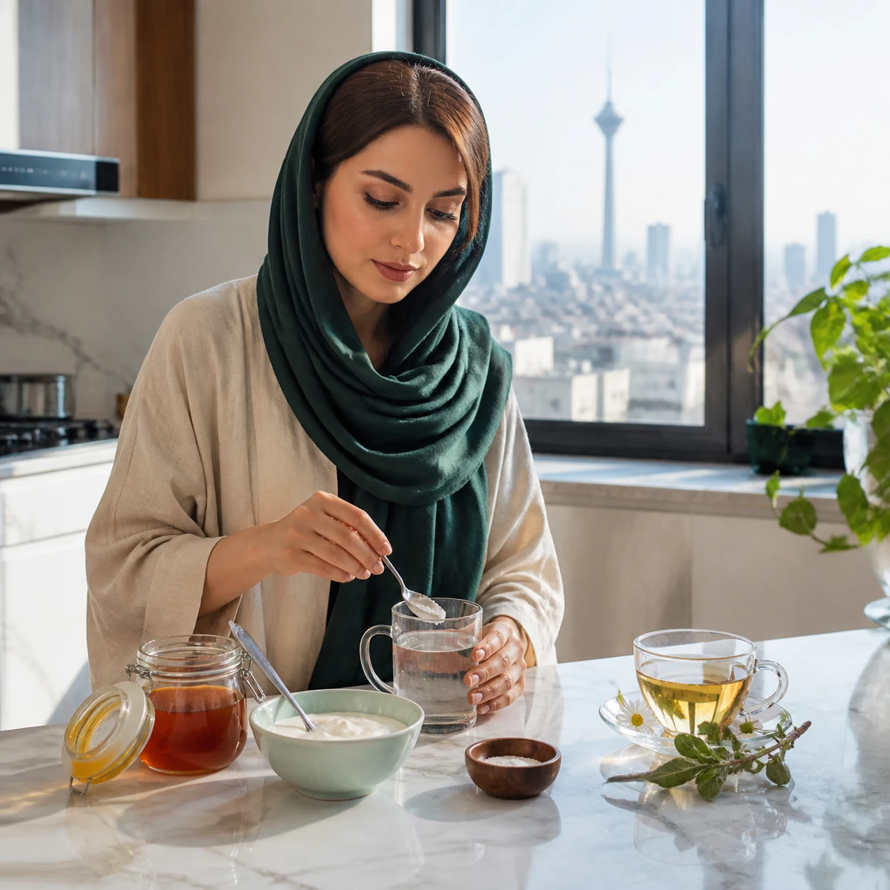 درمان خانگی برفک دهان در تهران